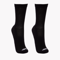 Kit de 2 pares de meias cano longo esportivo preto