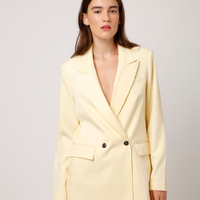 Blazer alfaiataria mindset amarelo