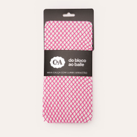 Meia calça arrastão brilhos lurex rosa médio rosa