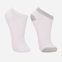 Kit de 2 meias soquete infantil cinza