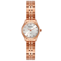 Kit relógio feminino analógico mondaine 32493lpmvre3kl rosa