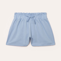 Short infantil clochard glitter azul