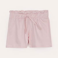 Short infantil clochard glitter rosa