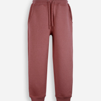 Calça jogger de moletom infantil com bolsos rosa