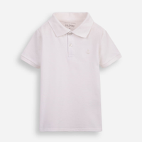 Polo de algodão infantil âncora off white