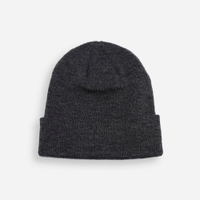 Gorro masculino básico cinza