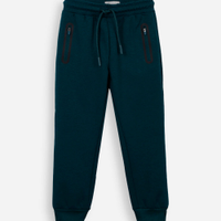 Calça jogger infantil de moletom com bolsos verde