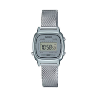 Relógio feminino casio digital la670wem 7df prateado