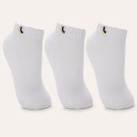 Kit de 3 meias soquete infantil lupo branco