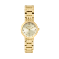 Kit feminino relógio condor analógico co2035nnvk4x dourado