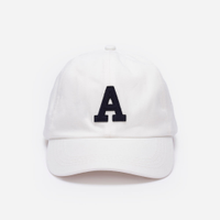 Boné aba curva bordado off white