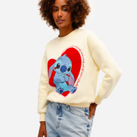Blusão feminino de moletom felpado oversized stitch texturizado amarelo