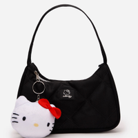 Bolsa infantil matelassê hello kitty preta