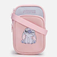 Bolsa shoulder bag infantil stitch rosa
