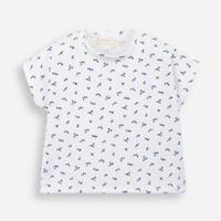 Blusa infantil com viscose floral - multicor