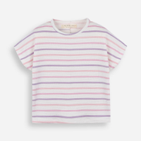 Blusa infantil listrada colorida