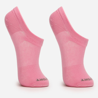 Kit de 2 meias infantis cano curto lupo rosa