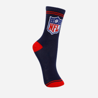 Meia infantil cano alto nfl azul marinho