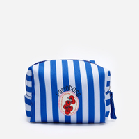Nécessaire feminina pomodoro listrada azul