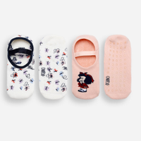 Kit de 2 meias sapatilha mafalda colorido