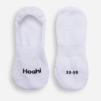 Kit de 2 pares de meias invisíveis branco