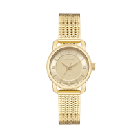 Relógio feminino technos analógico 2036nbp 1x dourado