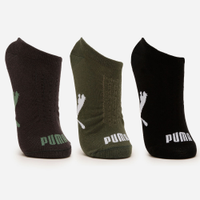 Kit de 3 meias masculinas soquete puma colorido