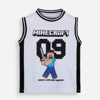 Regata infantil esportiva minecraft off white