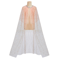 Cute Girls Festival Glitter Princess Cloak Kids Pink Cape Child Halloween Dress Up Baby Girl Christmas Party Cosplay Accessories