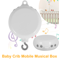 Baby Rotating Music Box ABS Baby Crib Hanging Rattle Bed Bell 3 Modes Baby Soothing Musical Toys 0-12 Months Newborn Gifts