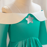 Kids Girls Super Brother Rosalina Cosplay Costume Princess Peach Evening Dress Children Theme Party Perform Outfit Birthday Gift