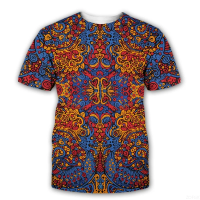 New Mysterious Symbols Trippy 3D Print T-Shirts Men Women Glow in the Dark Short Sleeve Tshirt Oversized Tees Tops Kid