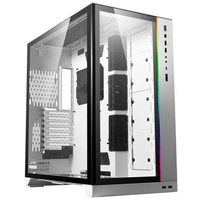 Gabinete Gamer Lian Li PC-O11D XL ROG, Full Tower, RGB, Lateral e Frontal em Vidro Temperado, Sem FANs, Branco - PC-011 DYNAMIC O11DXL-W