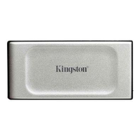 SSD Externo Kingston XS2000, 4TB, USB 3.2 Gen 2x2, Portátil, Leitura: 2000 MB/s, Gravação: 2000 MB/s, Prata - SXS2000/4000G