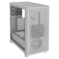 Gabinete Gamer Corsair 3000D Airflow, Mid-Tower, ATX, Lateral em Vidro Temperado, 2x FAN, Branco - CC-9011252-WW