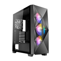Gabinete Gamer Antec DF800 FLUX, Mid Tower, ATX, Lateral em Vidro Temperado, 3 Coolers Fans ARGB, Preto - DF800