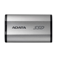 SSD Externo ADATA SD810, 1TB, USB 3.2, 1000G IP68, até 2.000 MB/s, para iPhone 15/Pro/Max, Android, Prata - SD810-1000G-CSG