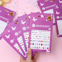 Hot Selling Face Gems Stickers Self Adhesive Waterproof Teardrop Rhinestones for Party Makeup Nail Art Beauty Supplies