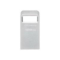 Pen Drive 128GB Kingston DataTraveler Micro, USB 3.2 Gen 1, Leitura de 200MB/s, Metal - DTMC3G2/128GB