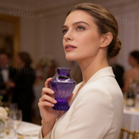 Office Floral-Woody Poise Eau De Parfum, 75ml Ornate Purple Bottle, Daily City Commute Wear All Day Fresh Polished Fruity-Woody
