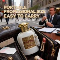 Floral Gourmand-Woody Poise Eau De Parfum 100ml White Tassel Bottle, Formal Office Wear Long Lasting Polished JasmineSandalwood