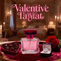 Romantic Fruity Floral Embrace Perfume, Pink Transparent Bottle, Evening Date Wear, Long Lasting, Captivating Pear-Guava Essence