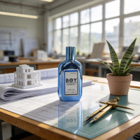 Urban Citrus Bergamot Elegance Men's Eau De Parfum 1.52oz, Crisp Fruity Marine Scent, Formal Office Wear, Polished Vibe