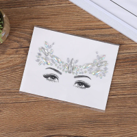 Fashion Forehead Face Gems Stickers Self Adhesive Waterproof Acrylic Rhinestones for Makeup Party Ball Dance Stage Decoration