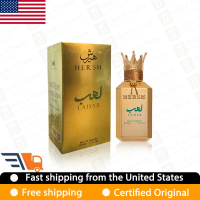Al Ezz Oud Hersh Lahab Eau de Parfum Spray for Men Blend of Basil Lasting Cologne Luxury Gold Crown Pheromones Perfume 100 ML