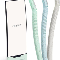3pcs Dermaplane Facial Hair Removal Razor for Women with Protective Blades Ergonomic Handle