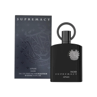Afnan Supremacy Noir 100ml / 3.4 fl oz Unisex Warm Woody Vanilla Fragrance, Khair Wood & Whipped Vanilla, Perfect for Men and Women