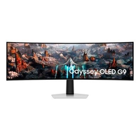 Monitor Gamer Curvo Samsung Odyssey OLED G9 49", Dual QHD, 240Hz, 0.03ms, FreeSync Premium Pro, G-Sync Comp., USB-C, Altura Ajustável, Som integrado - LS49CG930SLMZD