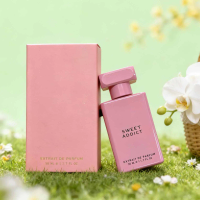 Sweet Addict perfume, powder mixed bottle body, fresh citrus opening, fragrant rose jasmine interwoven with the dense sweetness of cotton jelly, lasting fragrance, suitable for dating and commuting