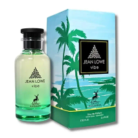 Maison Alhambra Jean Lowe Vibe unisex eau de perfume, featuring a fresh tropical citrus and aquatic fragrance